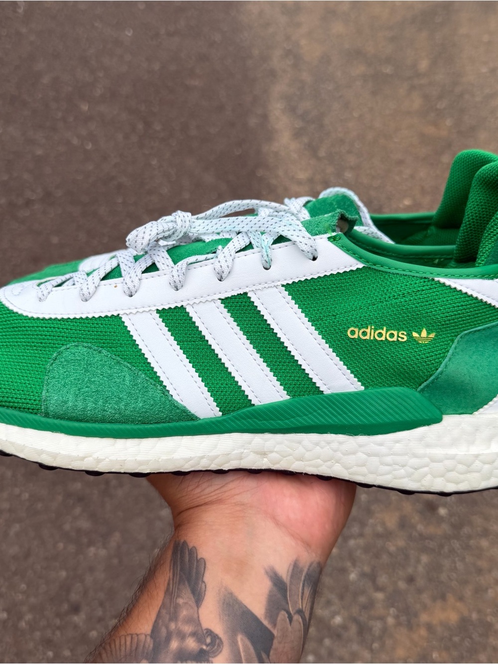 Human Made x adidas Tokio Solar Green FZ0550 Size 12 - Picture 5 of 8